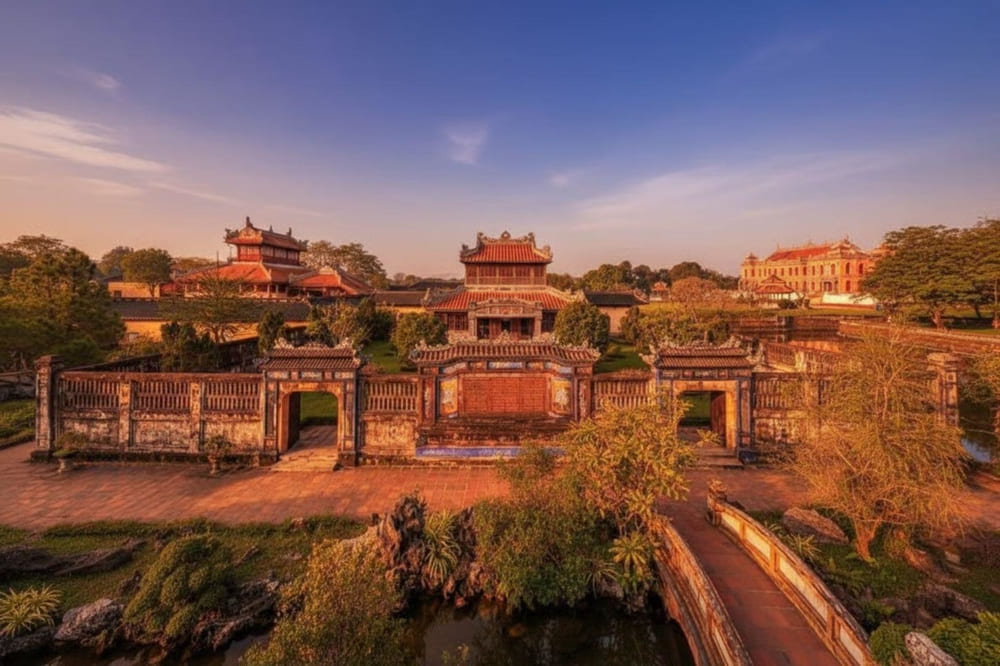 Lầu Thái Bình có phong cách kiến trúc vô cùng độc đáo